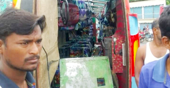 Two killed as bus overturns in Bogura