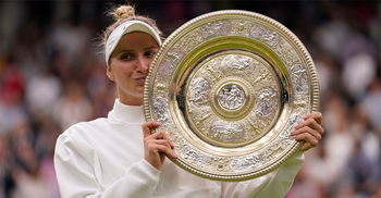 Vondrousova stuns Jabeur to win Wimbledon title