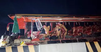 Three killed as bus hits truck on Bangabandhu Expressway