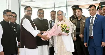 PM returns home from New Delhi