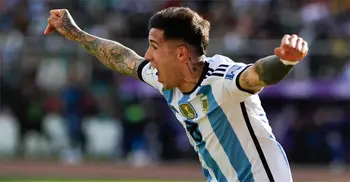 Fernandez scores as Argentina win without Messi