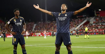 Real Madrid go top of the table with big win in Girona