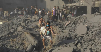 Dozens killed in Israeli air attack on Gaza refugee camp