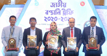 PRAN-RFL bags 5 nat’l export trophies from four sectors
