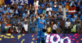 Virat Kohli, Shreyas Iyer tons power India to 397/4