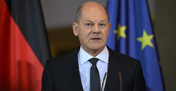 German chancellor calls for 2-state solution for Israel, Palestinians