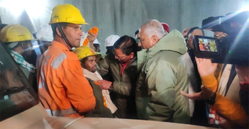 All 41 workers rescued from India tunnel after 17-day ordeal