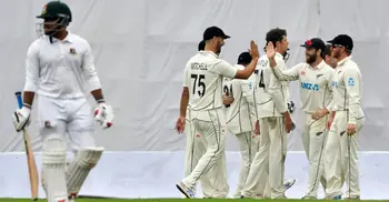 Bangladesh wrapped up for 172 in first innings