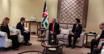 Jordan’s King presses Blinken to push for a ceasefire in Gaza