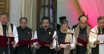 25 ministers, 11 state ministers sworn in