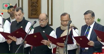 37-member council of ministers gets portfolios