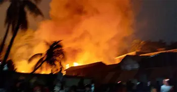 Probe body formed over Karwan Bazar slum fire