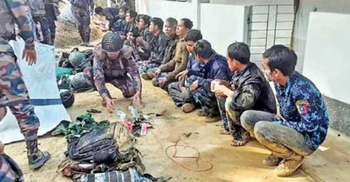 Myanmar's 264 BGP, army personnel take refuge in Bangladesh