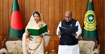 Shahiduzzaman takes oath as MP