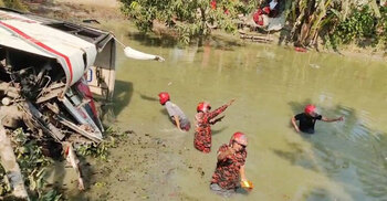 Two killed in Barishal road accident