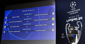 Champions League: Arsenal draw Bayern & Man City face Real in quarters