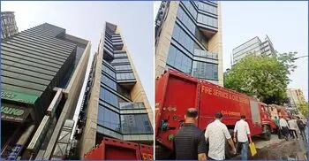 Gulshan multi-storey building catches fire