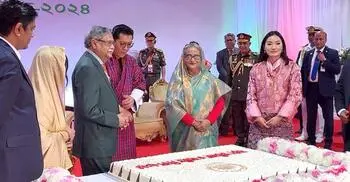Bhutanese King joins Independence Day reception at Bangabhaban