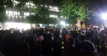 DU students take to streets protesting against quota reinstatement