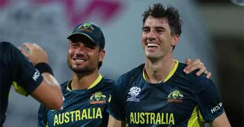 Cummins takes hat-trick as Australia beat Bangladesh