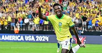 Vinicius Jr helps Brazil to 4-1 win against Paraguay