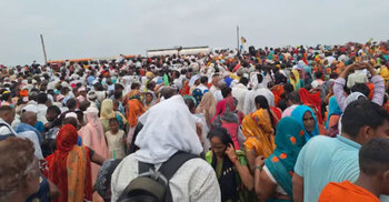 At least 87 killed in stampede at religious event in India