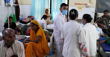 What caused the deadly stampede in India