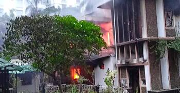 Home minister's residence, police stations torched in Dhaka