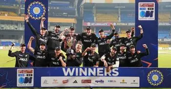 ভারতের মাটিতে প্রথমবার ওয়ানডে সিরিজ জিতলো নিউজিল্যান্ড