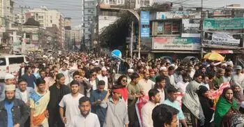 ওসমান হাদি হত্যার বিচার দাবিতে চট্টগ্রামে বিক্ষোভ