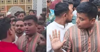 চট্টগ্রামে সাবেক মেয়রের বাসায় গিয়ে তোপের মুখে হাসনাত আবদুল্লাহ