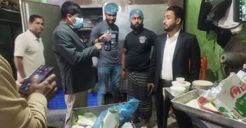 অস্বাস্থ্যকর পরিবেশে খাদ্য উৎপাদন, বেকারিকে ৮০ হাজার টাকা জরিমানা