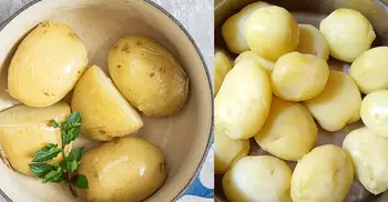 পানি ছাড়া আলু সেদ্ধ করার উপায়