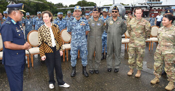 US envoy inspects Bangladesh-US Joint Air Force Exercise