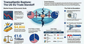 Markets on edge as EU puts US trade deal on ice