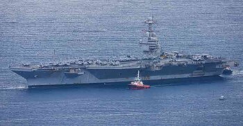 মধ্যপ্রাচ্য থেকে ফেরত গেলো বৃহত্তম মার্কিন রণতরি জেরাল্ড আর. ফোর্ড