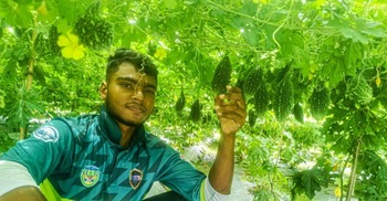 কটাক্ষকে জয় করে কৃষিতে কলেজছাত্র মিনহাজুলের সাফল্য