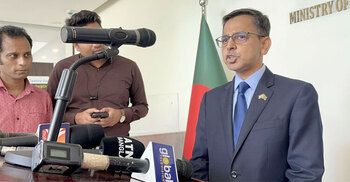 Indian envoy skips question on border killings