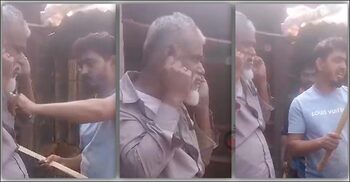 চুরির অপবাদে কান ধরে বাজার ঘোরানো হলো বৃদ্ধকে