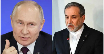 Iran FM arrives in Russia for talks with Putin