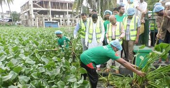 ভোলা পৌরসভায় পরিচ্ছন্নতা অভিযান শুরু