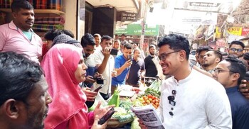 জামায়াত আমিরের পক্ষে সাদিক কায়েমের গণসংযোগ