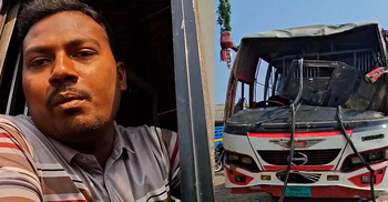 চালকের ভুলে বাস পন্টুন থেকে নদীতে পড়েছে, দাবি সৌহার্দ্যের আরেক চালকের