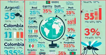 Dengue: Brazil leads in cases, Bangladesh tops in mortality