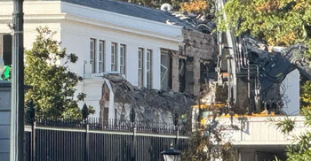 Trump’s $250m ballroom tears into White House history