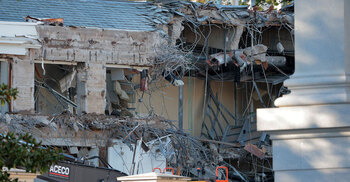 Trump demolishes part of White House for $250m ballroom