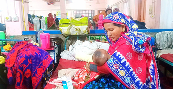 শীতে নীলফামারীতে বাড়ছে শিশু রোগীর সংখ্যা