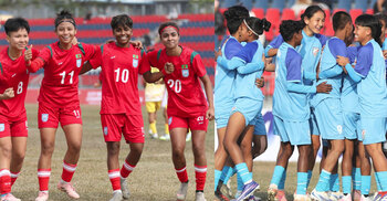 ক্রিকেট বৈরিতার মধ্যেই ফুটবল মাঠে মুখোমুখি বাংলাদেশ-ভারত