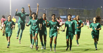 Bangladeshis girls win rain-disrupted battle across two grounds