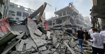 Gaza death toll from Israeli airstrikes climbs to 5,087